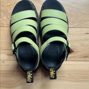 Dr. Martens Light Green Strappy Sandals